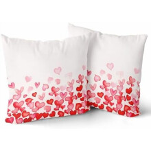Polyester kussenslopen 18x18 inch, set van 2