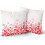 Polyester kussenslopen 18x18 inch, set van 2 1