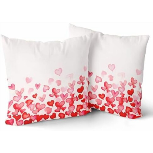 Polyester kussenslopen 18x18 inch, set van 2