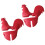 Set di 2 sollevacoperchi in silicone a forma di gallo 1