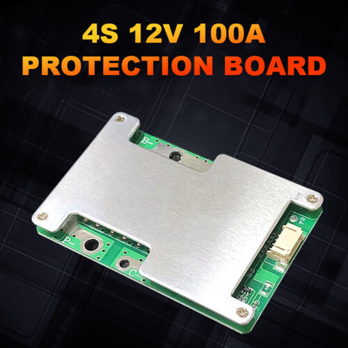 Placa da ProteçãO da Bateria de LíTio 4S 12V 100A LiFePO4 com EquilíBrio da Bateria Do Poder/Placa da ProteçãO Do PCB Do BMS 1