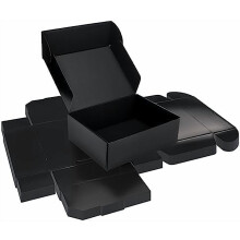 Zwarte verzenddozen 12x9x4 inch, 20 stuks