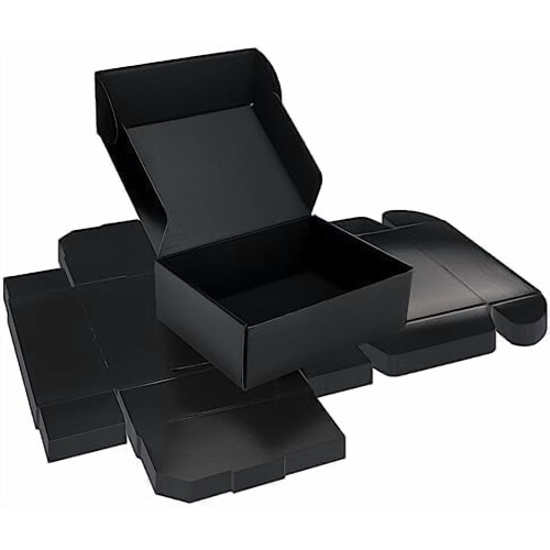 Zwarte verzenddozen 12x9x4 inch, 20 stuks