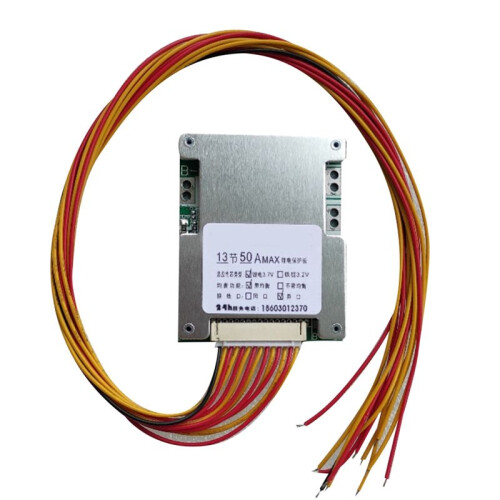 13S 48V 50A 18650 Li-Ion Lithium Battery Pack BMS Protection PCB Board Durable Consumer Electronics