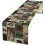 Linen Table Runner 13 x 90 in Rustic Deer Print 1