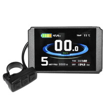 KT Ebike LCD Display 24V 36V 48V LCD8H Display Connecteur éTanche avec Affichage de VéLo de VéLo éLectrique USB
