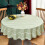 Sage Green Cotton Linen Round Tablecloth 53 Inch 8