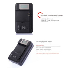 Universal Mobile Battery Charger LCD Indicator Screen with USB-Port for Cell Phone Chargers Battery Charging US Plug