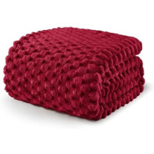 Fleece-tæppe i dobbelt størrelse, 60x80 cm, Cloud Jacquard