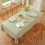 Sage Green Cotton Linen Round Tablecloth 53 Inch 2