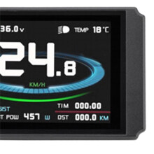 KT Ebike LCD Display 24V 36V 48V LCD8H Display Waterproof Connector with USB Electric Bicycle Bike Display
