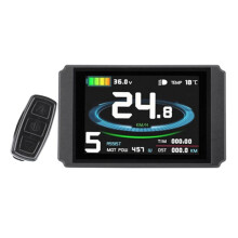 KT Ebike LCD Display 24V 36V 48V LCD8H Display Conector ImpermeáVel com USB Electric Bicycle Bike Display