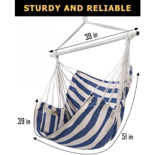 Αιώρα καρέκλα Swing 500lbs Εσωτερική Εξωτερική Ατσάλινο Πλαίσιο 2