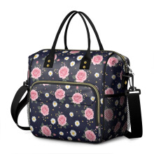 Sac à lunch isotherme à imprimé floral pour femme, 11 L