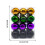 Halloween Ball Ornaments White Orange Green Ghost 24 pcs 4