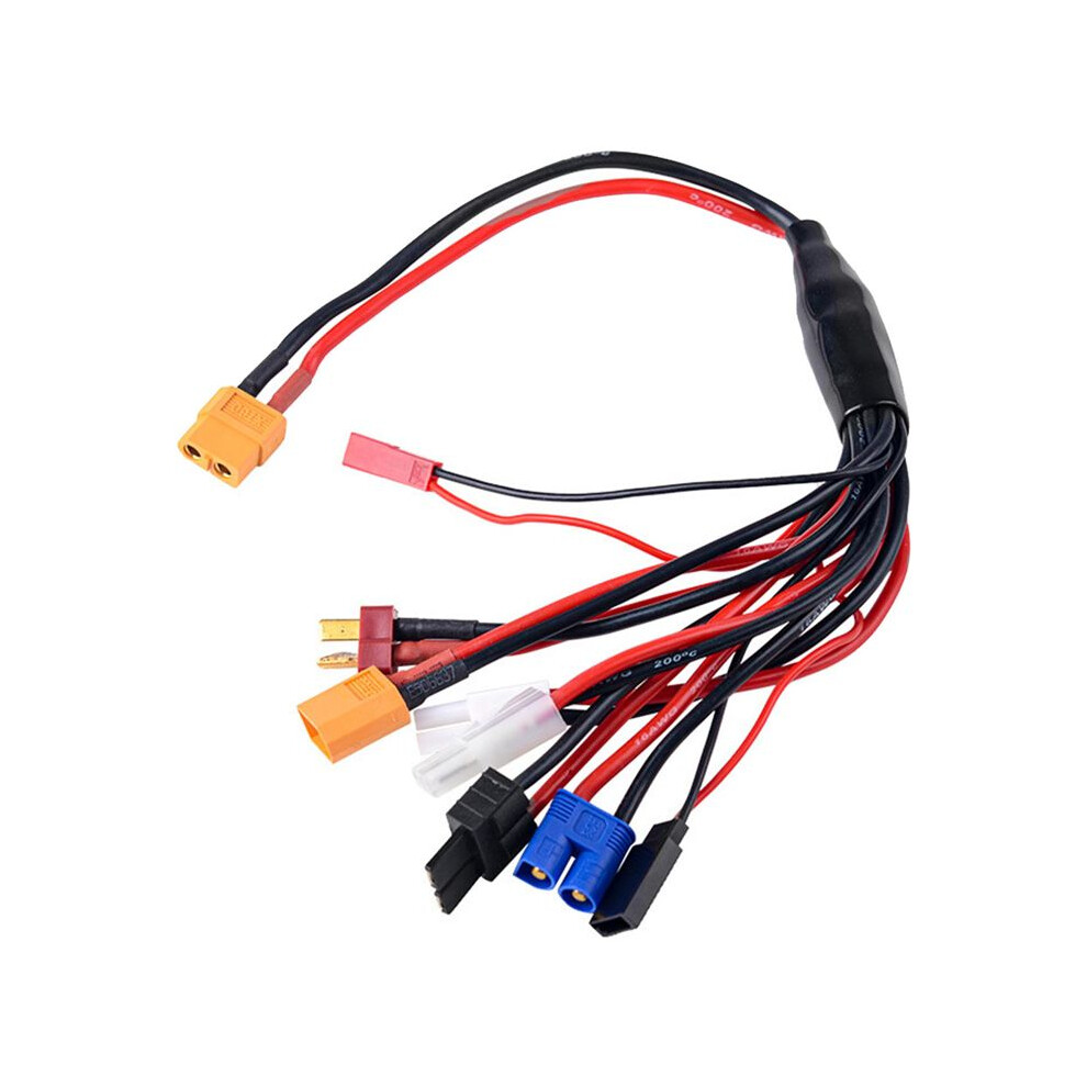 Eight In One Rc Lipo Battery Charger Splitter Cable Adapter Connector Xt60 Plug To Jst T Plug Xt60 Ec3 Futabas Tamiyas 6031085112740