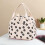 Beige Chrysanthemen-Cord-Isoliertasche (1) 4
