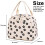 Beige Chrysanthemen-Cord-Isoliertasche (1) 3