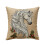Housse de coussin décorative brodée de chevaux 45 x 45 cm 7