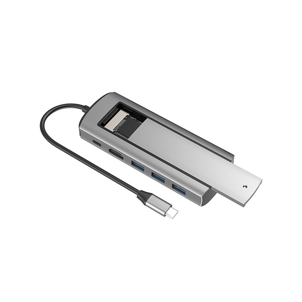 6-In-1 Usb Type-C Docking Station Multi-Function Fast Charging Station Docking Station Single Agreement Light 6033725990381