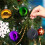 Halloween Ball Ornaments White Orange Green Ghost 24 pcs 3