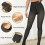 Leggings femininas com forro de lã e cós de compressão. 4