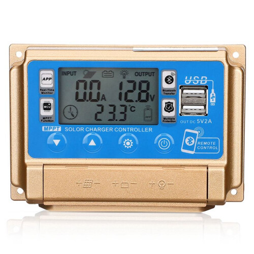Solar Controller Adaptive MPPT Solar Controller with  12V/24V Solar Charge Controller-40A 1