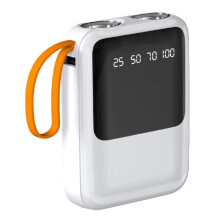 Power Bank Box 3x18650 4-I-1 Gör-Det-Själv Batteriladdningsförvaringsboxfodral USB Typ C med Ficklampa för Att Ladda Mobiltelefoner,B