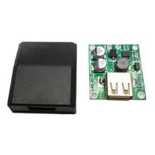 Solar Panel Power Bank USB Charge Voltage Controller Regulator Power Supply with Case 5-20V Input 5V 2A Output