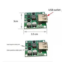 Solar Panel Power Bank USB Charge Voltage Controller Regulator Power Supply with Case 5-20V Input 5V 2A Output