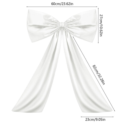 Lazo decorativo de tela extragrande de 60x27 cm. 2