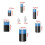 5Pcs Digital Battery Tester LCD Display AA/AAA/9V/1.5V Button Cell Battery Capacity Check Capacitance Diagnostic Tool,B 8