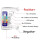 5Pcs Digital Battery Tester LCD Display AA/AAA/9V/1.5V Button Cell Battery Capacity Check Capacitance Diagnostic Tool,B 4