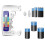 5Pcs Digital Battery Tester LCD Display AA/AAA/9V/1.5V Button Cell Battery Capacity Check Capacitance Diagnostic Tool,B 6