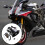 Motorfiets alarmluidspreker met vierkante opening, 12V 6