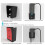Suitable for Starlink Ethernet Adapter Satellite Bracket Wall-Mounted Storage Rack Starlink Rack Black 4