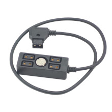 Cabo Divisor D-Tap D-TAP para Câmera 4D-Tap Cabo Divisor de Fonte de Alimentação para Bateria de Montagem em V com Parafuso 1/4