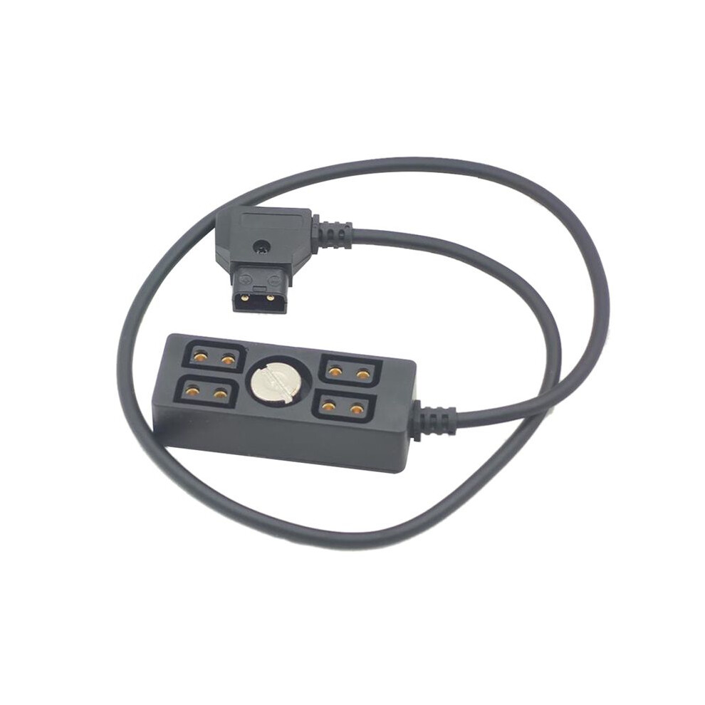 D-Tap Splitter Cable D-Tap To 4D-Tap Camera Power Supply Splitter Cable For V-Mount Battery With 1/4 Screw 6033381180737