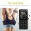 MP3 Player USB Charging Record Digital Display Screen Media Portable Running Walking Music  Black 8