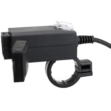 Motorcycle Handlebar QC 3.0 Dual USB 9V-12V Charger Motorcycle Waterproof Charger Adapter Socket With