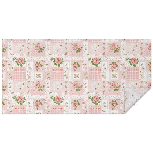 Blomsterduk i polyester, rektangulær, 150 x 300 cm