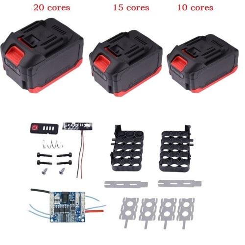 For -Battery Case Storage Box Shell PCB Charging Board for -Battery Case Power Tool Accessories,20 Cores 1