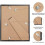 Sort 11x14 billedramme med HD plexiglas 4
