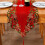 Chemin de table brodé de Noël 15 x 69 pouces 1