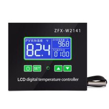 ZFX-W2141 AC 220V Digital LED Termostato Regulador Incubação Aquecimento Controlador de Temperatura Interruptor de Tempo Relé de Controle
