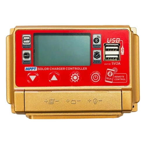 12/24V MPPT Solar Charge Controller Wifi  Solar Panel Battery  Regulator 30A