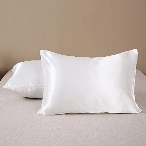 Satin Body Pillowcase Queen Size, Gold Leopard Print, 1 Pack 1