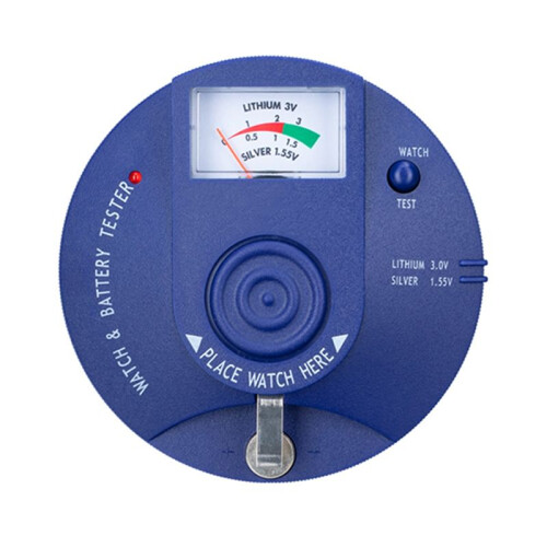 Quartz Movement Tester ,Circular Type Watch Battery Pulse Tester and 1.5V 3V Button Cell Battery Analyzer