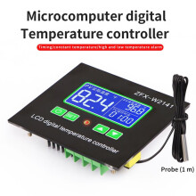 ZFX-W2141 AC 220 V Digitaler LED-Thermostatregler Inkubationsheizungstemperaturregler Zeitschalter Steuerrelais
