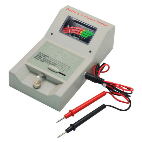Quartz Watch Battery Tester 1.5V 3V Button Cell Coil Watch Pulse Tester Analyzer Battery Tool 1